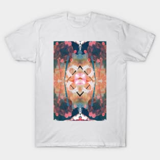 Floral angelic abstract rennaisance pattern T-Shirt